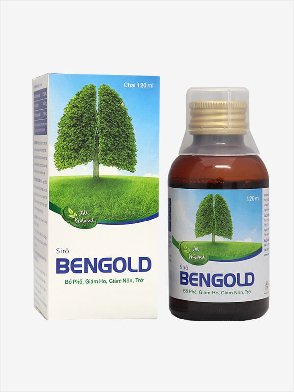 Siro ho Bengold giúp bổ phế, giảm ho, hỗ trợ điều trị viêm phế quản