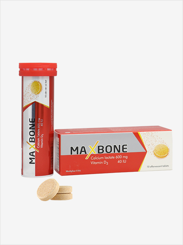 Maxbone - Viên sủi bổ sung canxi và vitamin D3 cho cơ thể