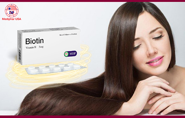 Vitamin H (Biotin) giúp tóc móng chắc khỏe, hạn chế gãy rụng