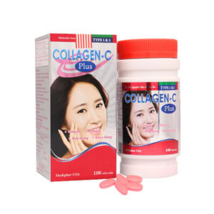 Collagen C Plus (viên) - Hỗ trợ làm giảm nếp nhăn, vết thâm nám, tàn nhang trên da