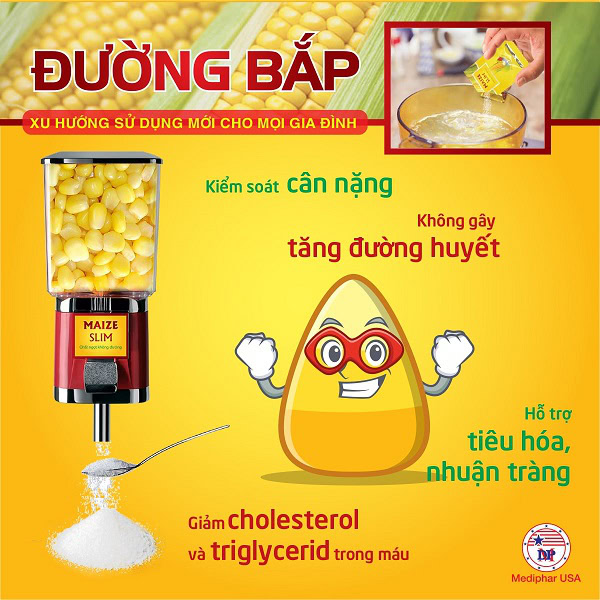 đường bắp ăn kiêng