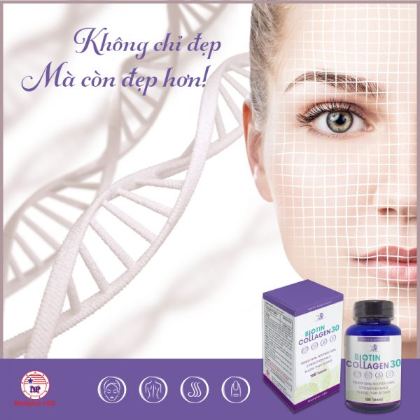 Viên uống Biotin Collagen