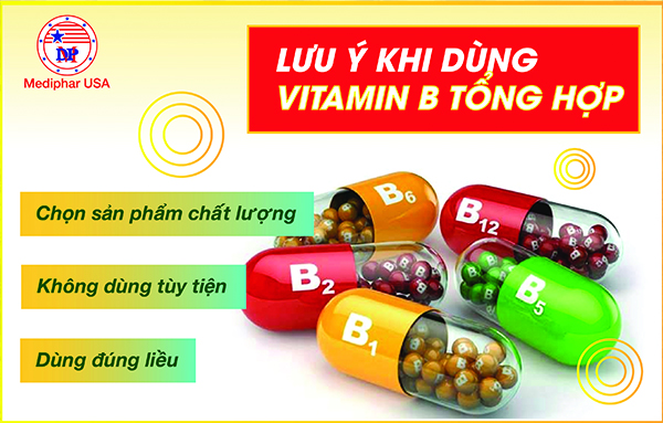 Lưu ý khi dùng Vitamin B tổng hợp