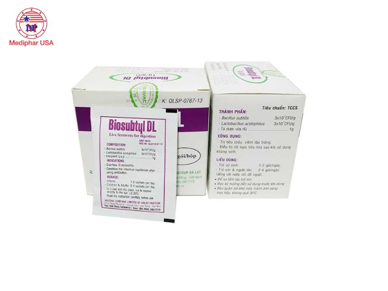 10+ men tiêu hóa cho người lớn được tin dùng hiện nay Men tiêu hóa Biosubtyl DL