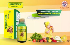 Menpeptine - Giải pháp số 1 cho trẻ biếng ăn chậm tăng cân
