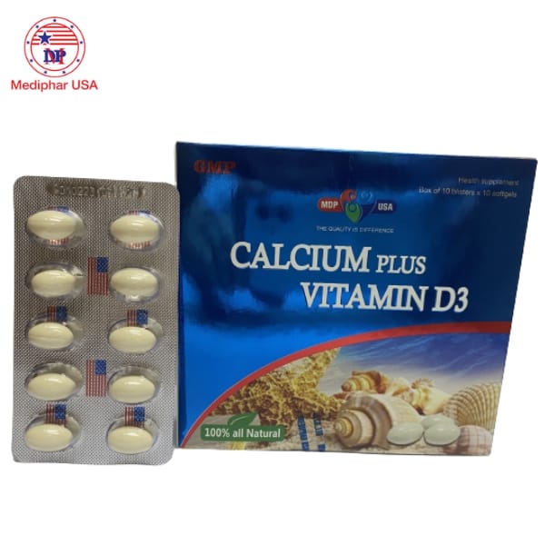 Calcium Plus Vitamin D3 Dạng Vỉ