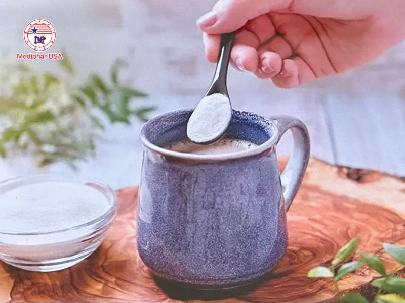 Có thể pha collagen cùng các loại đồ uống