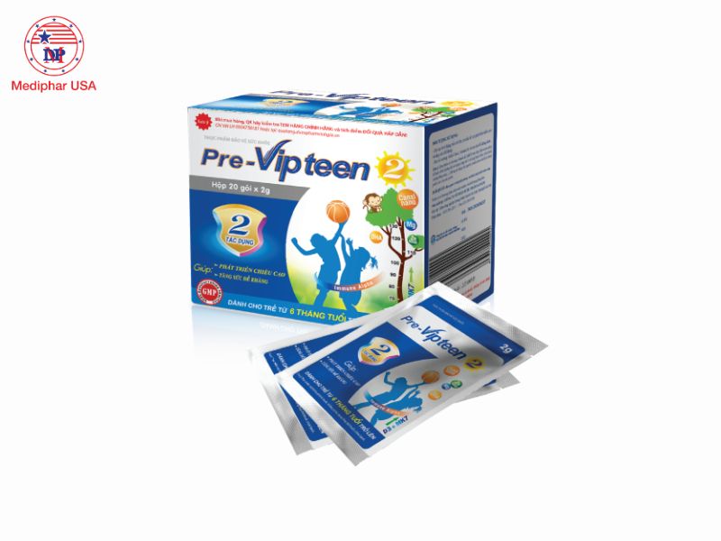 10+ thuốc tăng chiều cao tốt đang có mặt trên thị trường hiện nay Cốm Pre-Vipteen 2 giúp hỗ trợ phát triển chiều cao, tăng sức đề kháng, cải thiện miễn dịch và hệ tiêu hóa cho trẻ.