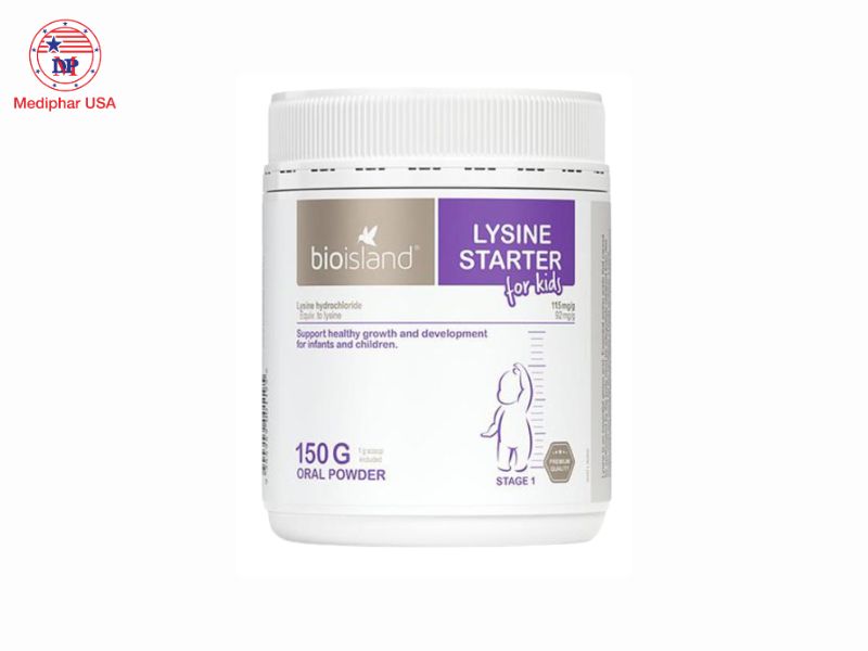 10+ thuốc tăng chiều cao tốt đang có mặt trên thị trường hiện nay Bio Island Lysine Starter for Kids là sản phẩm hỗ trợ tăng chiều cao cho trẻ dạng bột có nguồn gốc từ Úc.