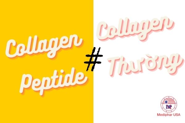 sự khác biệt giữa collagen peptideva và collagen thường