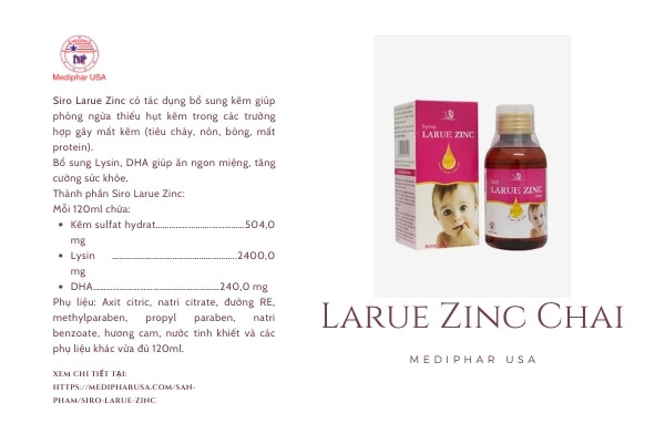 thuốc hấp thụ chất dinh dưỡng larue zinc