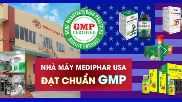 Nhà máy sản xuất thực phẩm chức năng Mediphar USA đạt chuẩn GMP