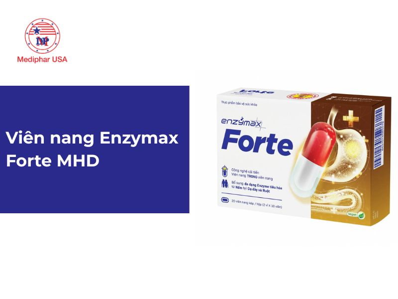 Gợi ý 15 loại thuốc hỗ trợ tiêu hóa cho người lớn hiệu quả thuốc hỗ trợ tiêu hóa cho người lớn Enzymax Forte MHD