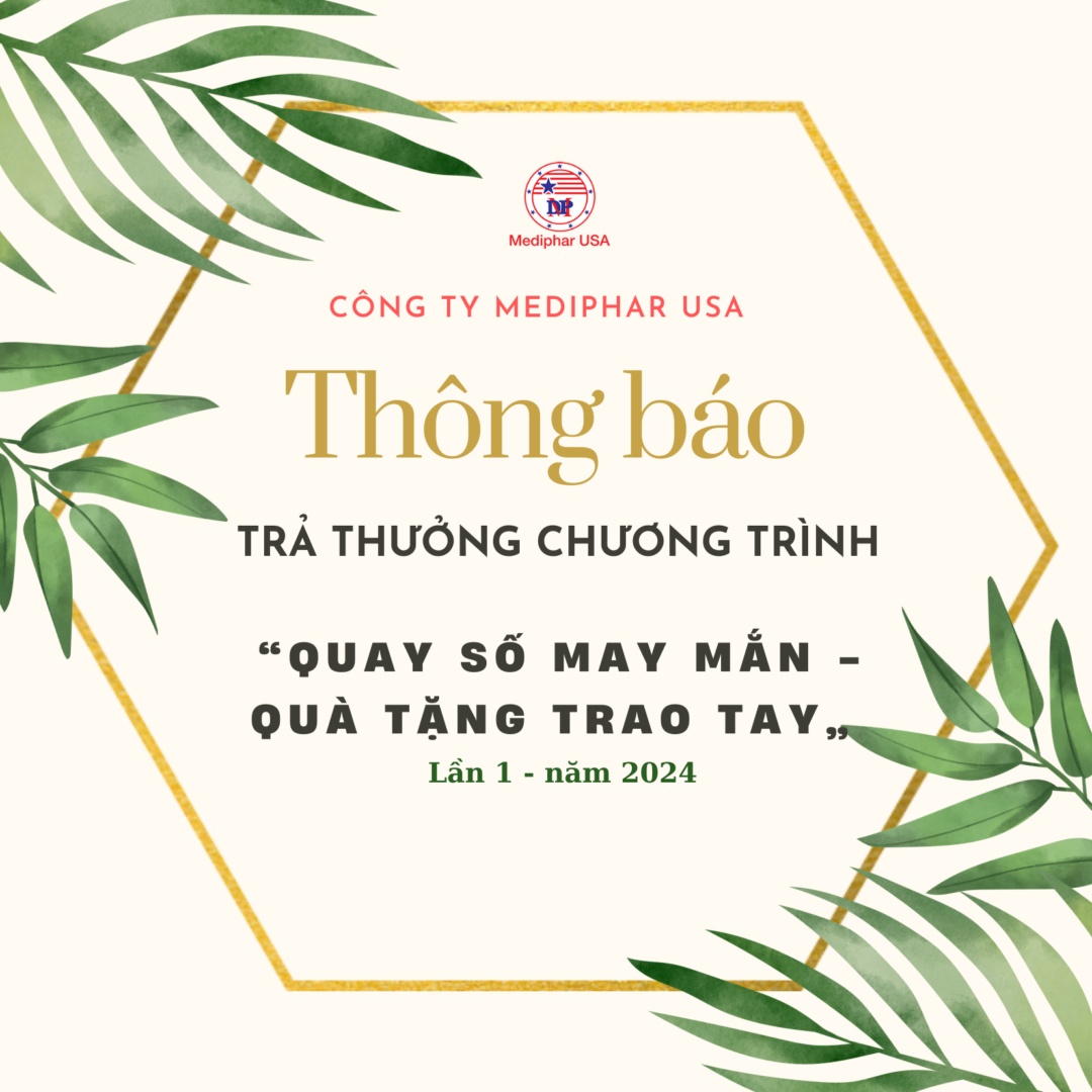 thông báo trả thưởng chương trình quay số may mắn