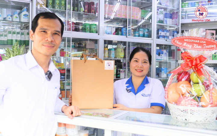 Mediphar USA chúc mừng nhà thuốc Minh Châu 6 khai trương hồng phát
