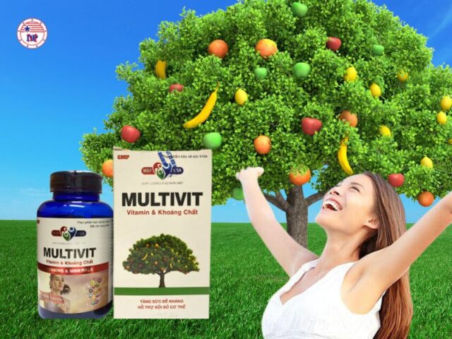 Sản phẩm tổng hợp các loại vitamin và khoáng chất giúp tăng cường sức đề kháng 