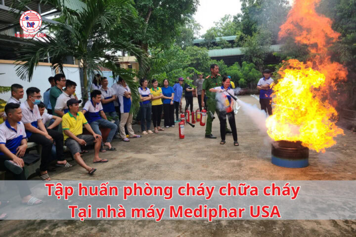 Mediphar USA - Tập huấn nghiệp vụ phòng cháy chữa cháy năm 2024