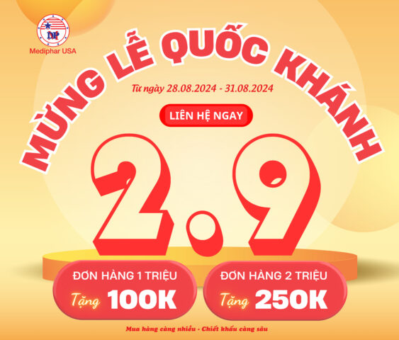 Chương trình bán hàng chào mừng lễ Quốc khánh 2/9