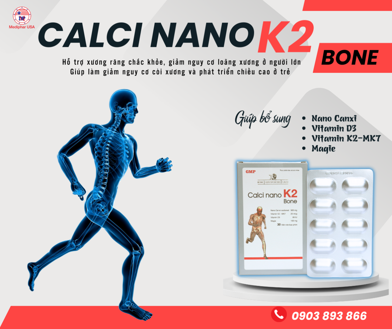 Calci nano K2 bone