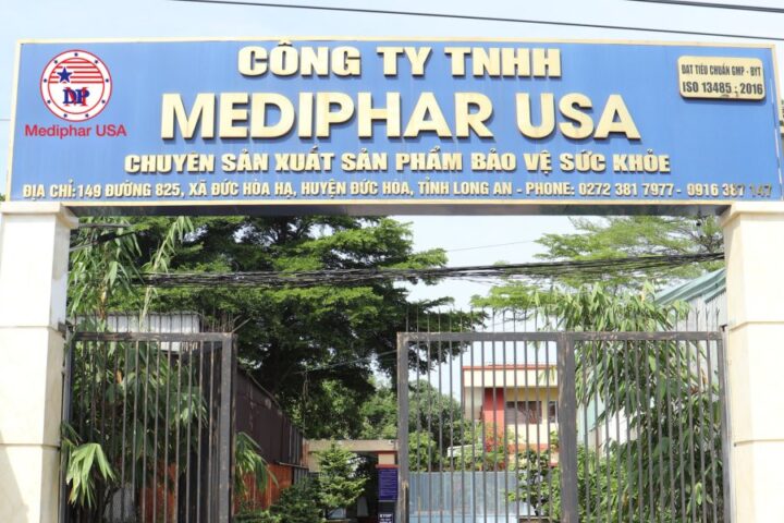 Hình ảnh nhà máy sản xuất của Mediphar USA tại Long An