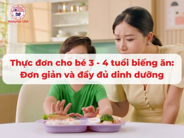 Thực đơn cho bé 3 4 tuổi biếng ăn