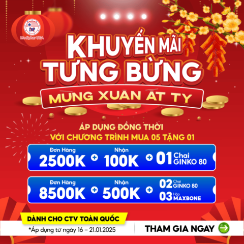 CHƯƠNG TRÌNH BÁN HÀNG MỪNG XUÂN ẤT TỴ 2025