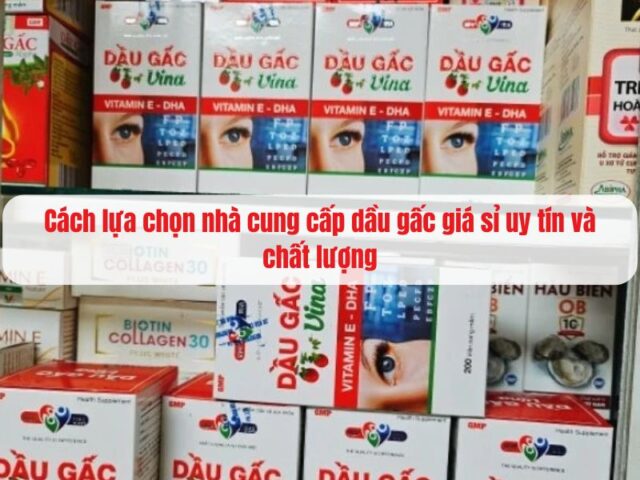 dầu gấc giá sỉ