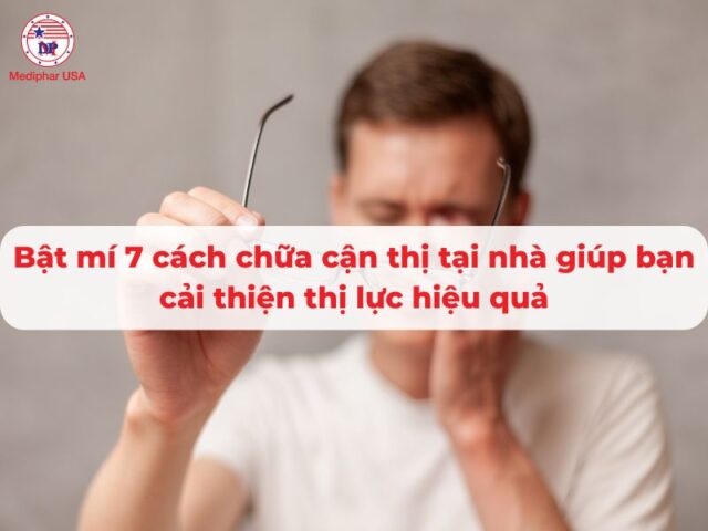 cách chữa cận thị tại nhà