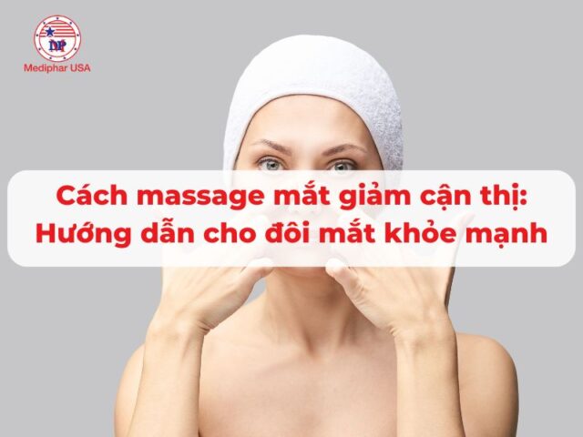 cách massage mắt giảm cận thị​
