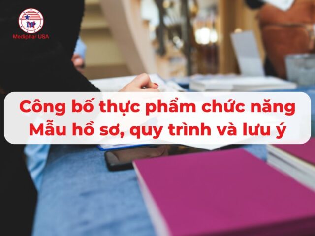 Công bố thực phẩm chức năng