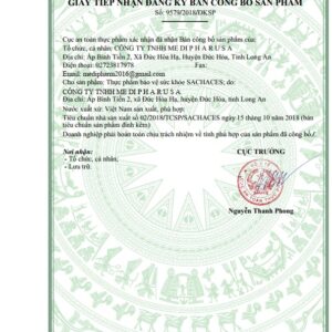 Men vi sinh Sachaces (chai) – Hỗ trợ cân bằng hệ vi sinh đường ruột