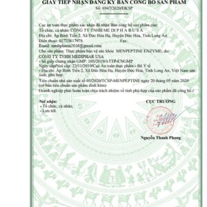 Men tiêu hóa dạng viên Menpeptine Enzyme Men tiêu hóa dạng viên Menpeptine Enzyme