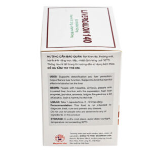 LIVERGALON 140 - Hỗ trợ giải độc gan, bảo vệ gan, tăng cường chức năng gan