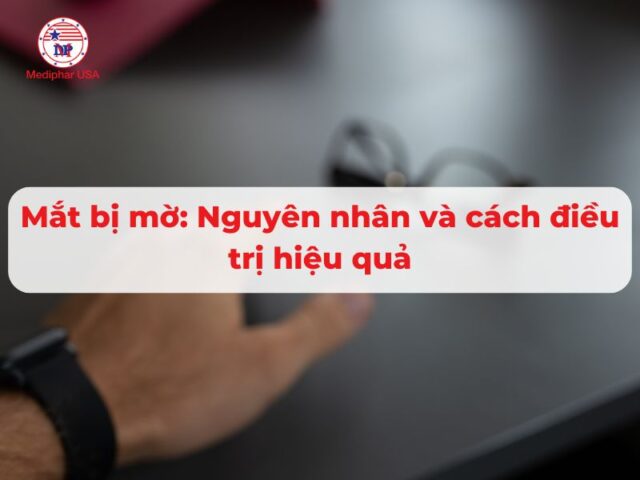 mắt bị mờ