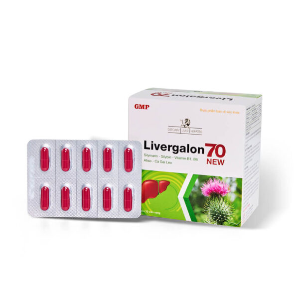 Livergalon 70 NEW - Hỗ trợ giải độc gan, bảo vệ gan, tăng cường chức năng gan