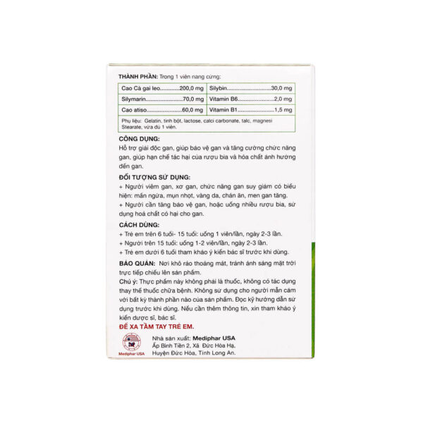 Livergalon 70 NEW - Hỗ trợ giải độc gan, bảo vệ gan, tăng cường chức năng gan