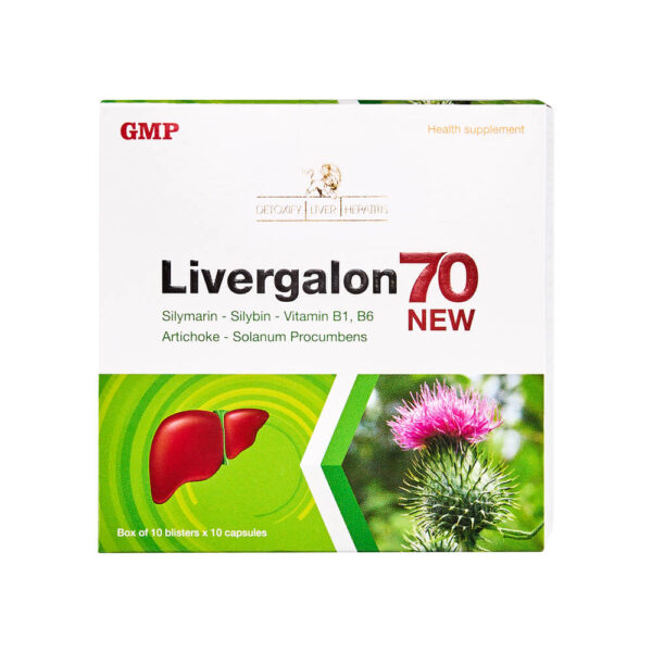 Livergalon 70 NEW - Hỗ trợ giải độc gan, bảo vệ gan, tăng cường chức năng gan