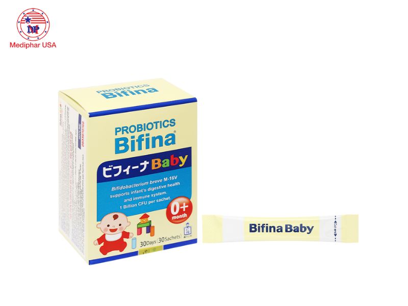 12 Men vi sinh & men tiêu hóa tốt cho trẻ em Men vi sinh cho trẻ em Probiotics Bifina Baby Nhật Bản