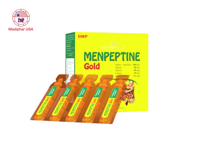 10+ Men tiêu hóa dạng ống tốt được khuyên dùng hiện nay Men tiêu hóa Menpeptine Gold dạng ống