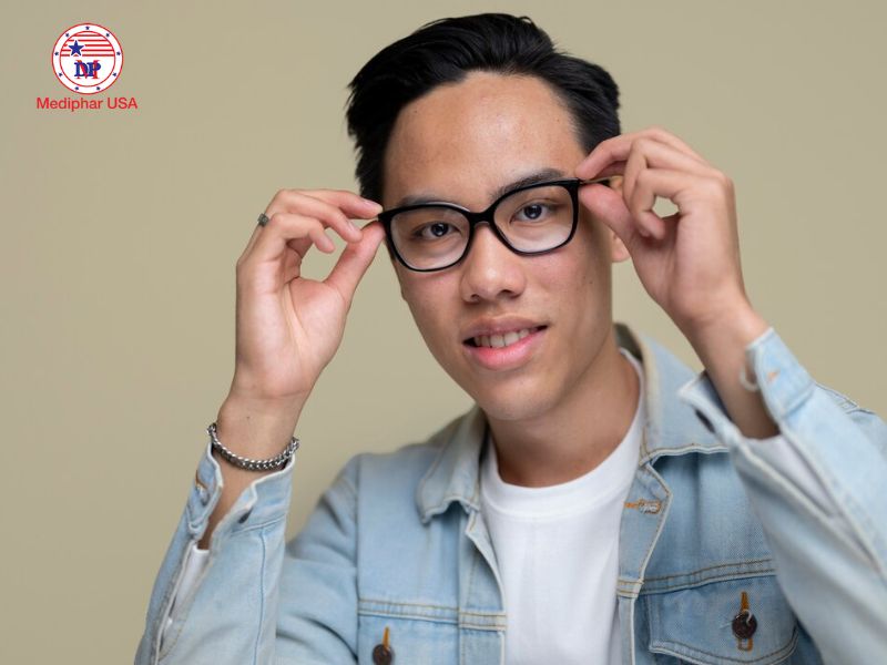 Mỏi mắt: Nguyên nhân, triệu chứng và cách trị mỏi mắt hiệu quả Để điều chỉnh tật khúc xạ như cận thị, viễn thị, và loạn thị, người bệnh có thể đeo kính gọng hoặc kính áp tròng phù hợp với độ khúc xạ.