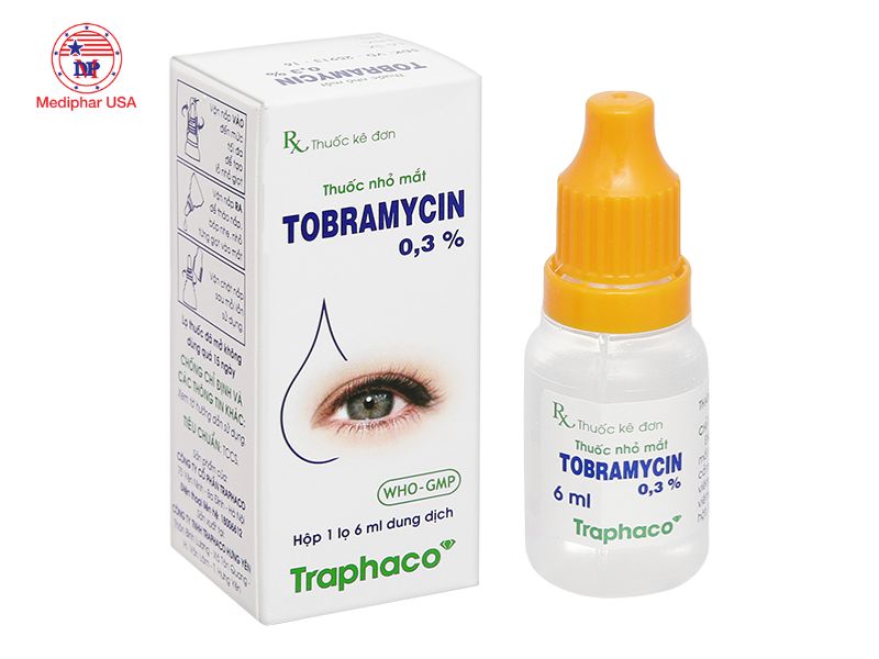 Tìm hiểu phác đồ điều trị đau mắt đỏ Bộ Y tế Thuốc Tobramycin được sử dụng tại chỗ