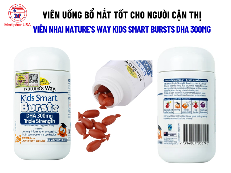 Kids Smart DHA 300mg Triple Strength Nature's Way
