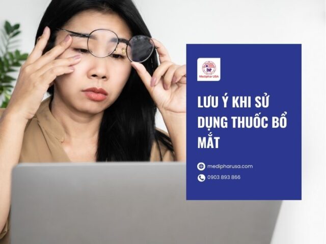 Lưu ý khi dùng viên uống bổ mắt cho người cận thị