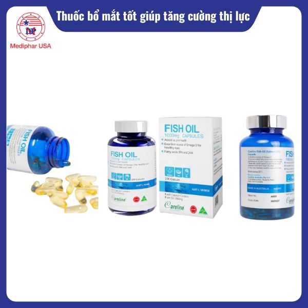Thuốc bổ mắt Fish Oil Careline