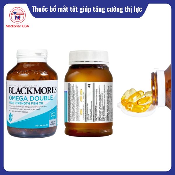 Thuốc bổ mắt Blackmores Omega Double High Strength Fish Oil