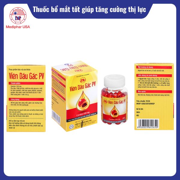 Viên uống dầu gấc PV