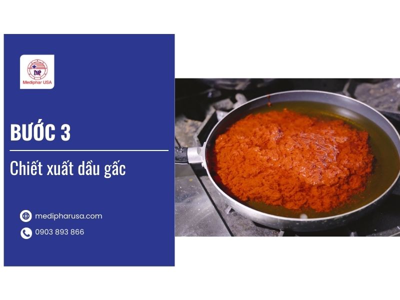 Hướng dẫn cách làm dầu gấc cho bé dễ thực hiện tại nhà Hướng dẫn cách làm dầu gấc cho bé bước 3