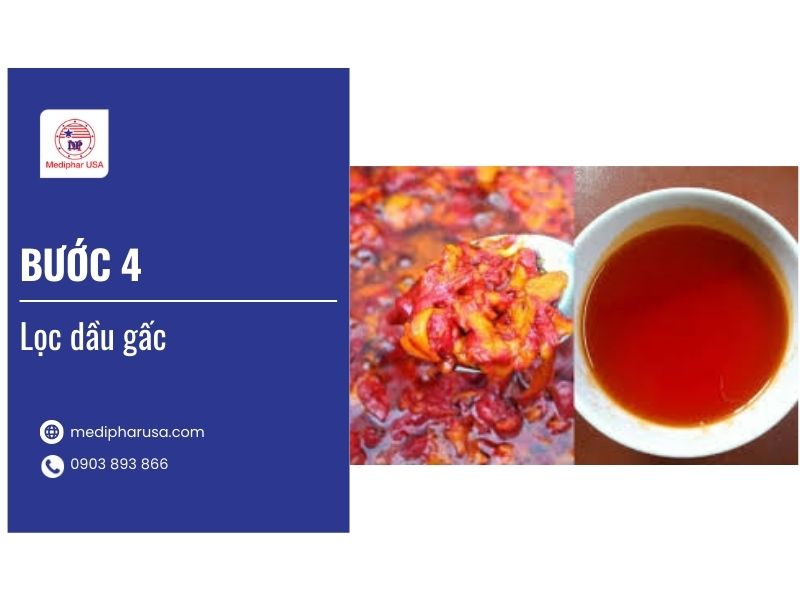 Hướng dẫn cách làm dầu gấc cho bé dễ thực hiện tại nhà Hướng dẫn cách làm dầu gấc cho bé bước 4