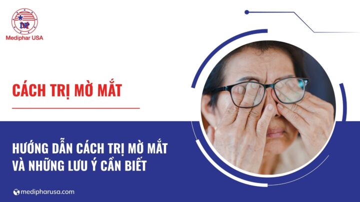 Cách trị mờ mắt tại nhà