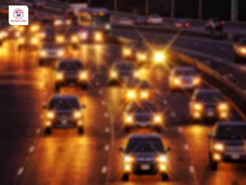 Hình ảnh loạn thị nhìn ra bóng mờ